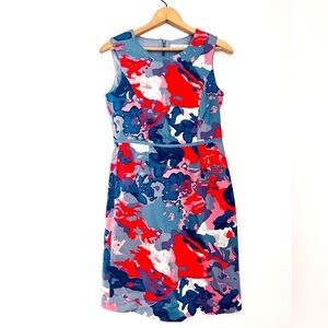 Boden Abstract Print Shift Dress 6R